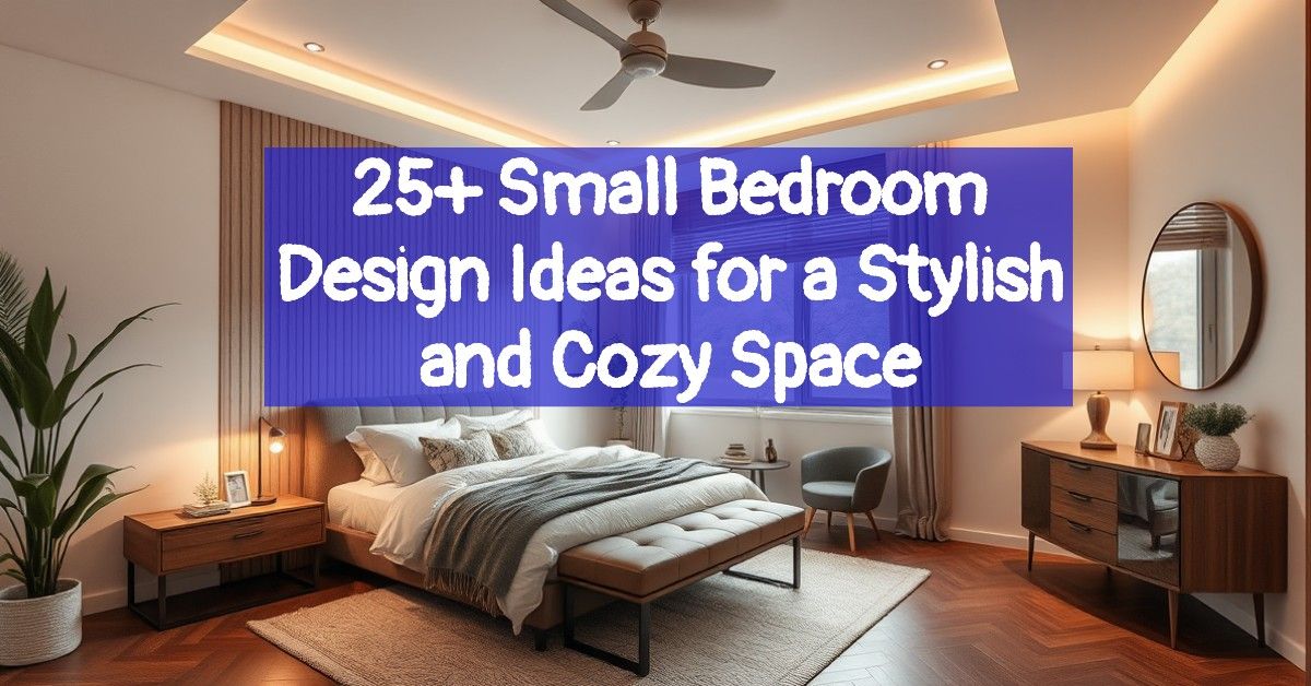 25+ Small Bedroom Design Ideas for a Stylish and Cozy Space