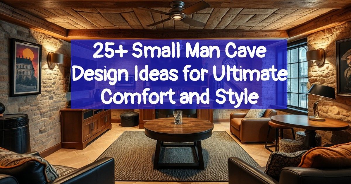 25+ Small Man Cave Design Ideas for Ultimate Comfort and Style