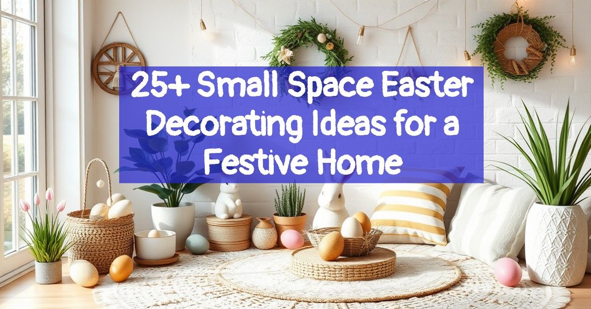 25+ Small Space Easter Decorating Ideas for a Festive Home