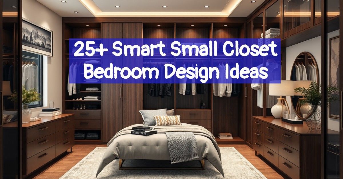 25+ Smart Small Closet Bedroom Design Ideas