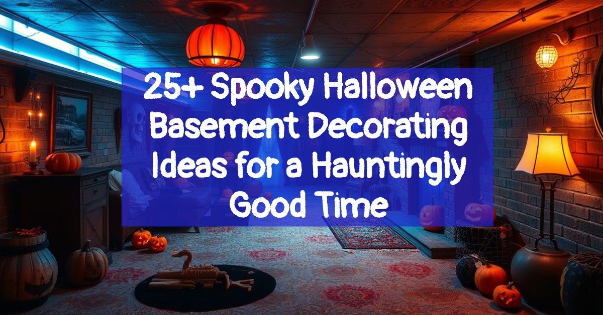 25+ Spooky Halloween Basement Decorating Ideas for a Hauntingly Good Time