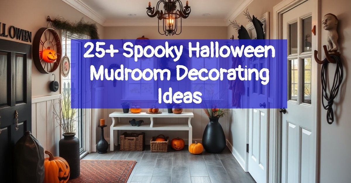 25+ Spooky Halloween Mudroom Decorating Ideas