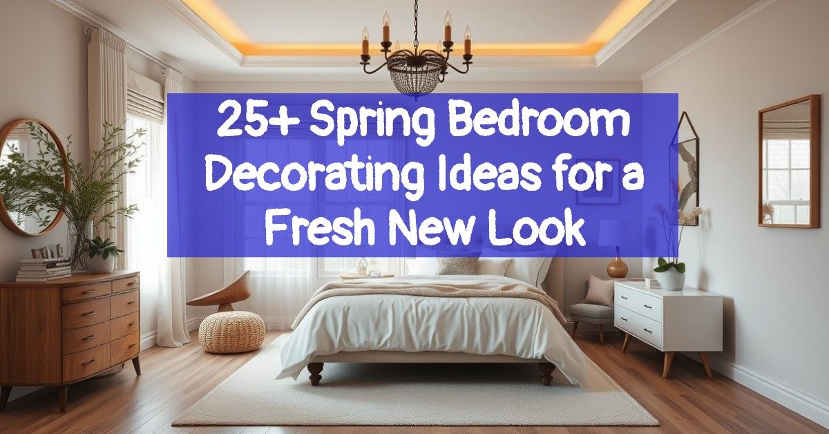 25+ Spring Bedroom Decorating Ideas for a Fresh New Look