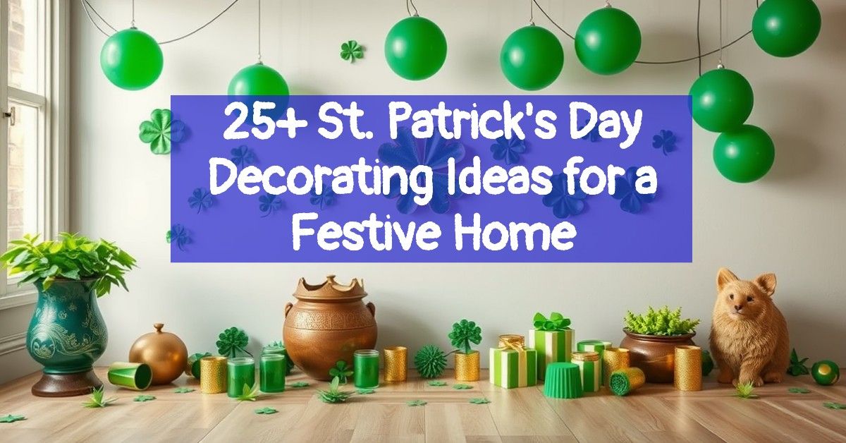 25+ St. Patrick's Day Decorating Ideas for a Festive Home