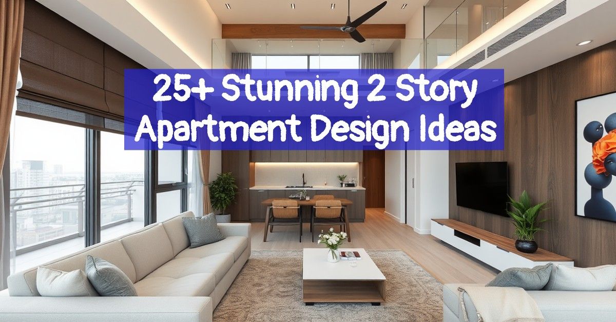 25+ Stunning 2 Story Apartment Design Ideas