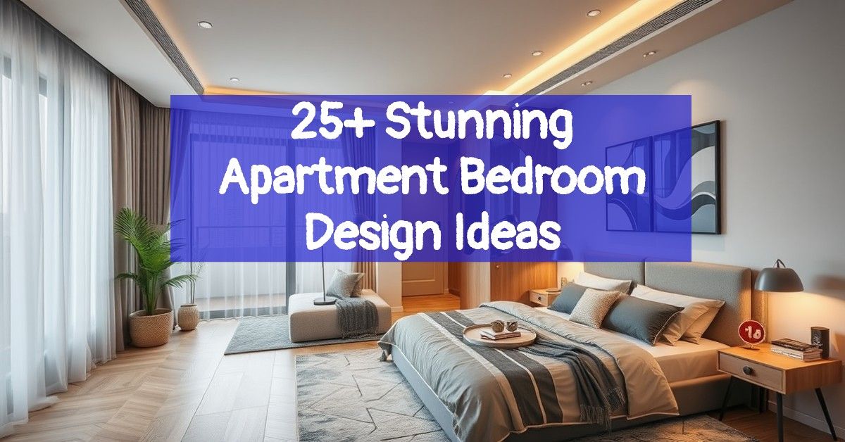 25+ Stunning Apartment Bedroom Design Ideas