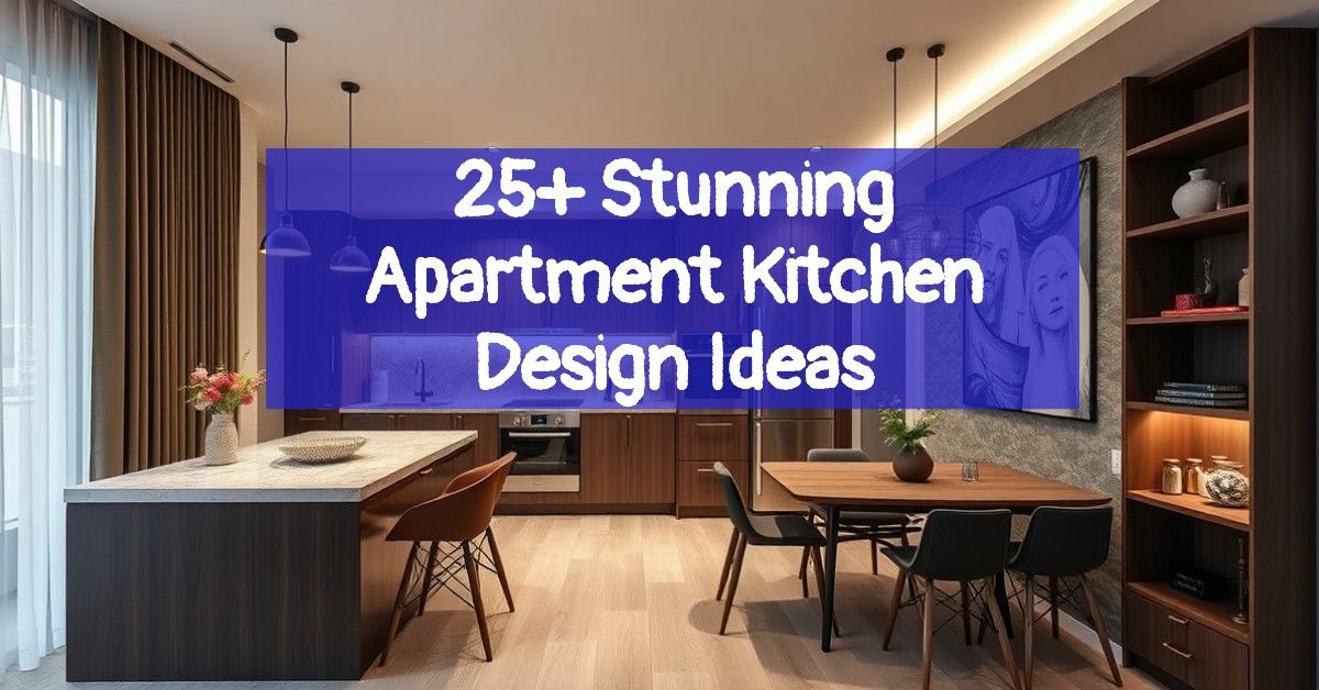 25+ Stunning Apartment Kitchen Design Ideas