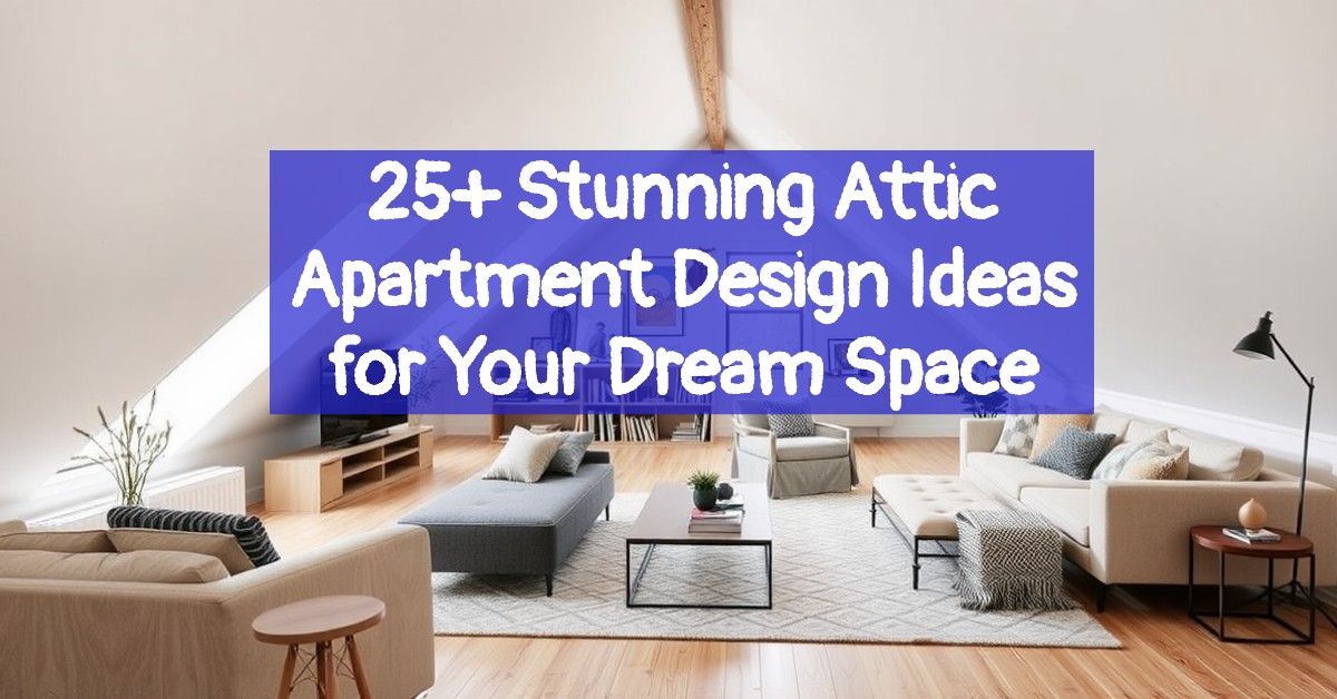 25+ Stunning Attic Apartment Design Ideas for Your Dream Space