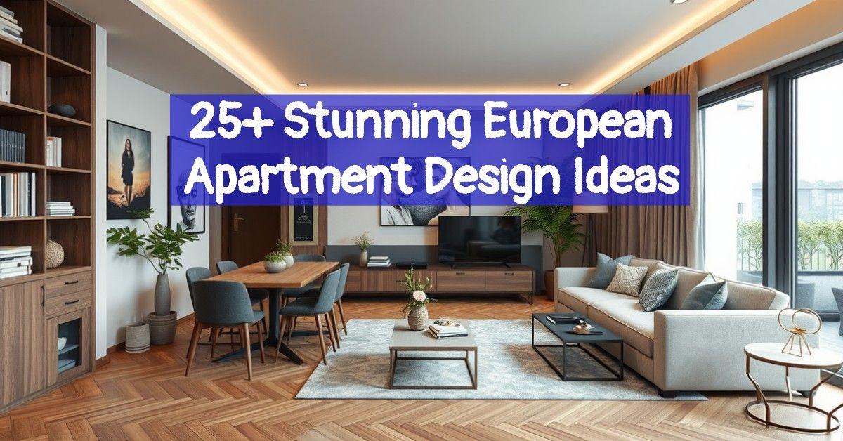 25+ Stunning European Apartment Design Ideas