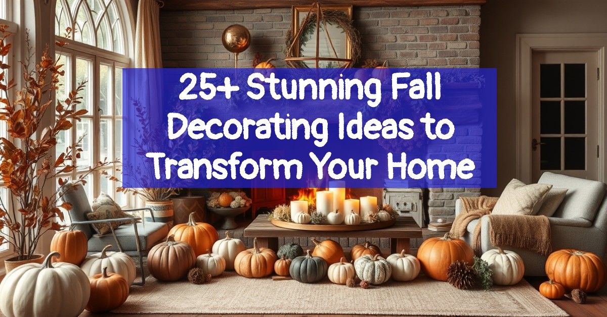 25+ Stunning Fall Decorating Ideas to Transform Your Home