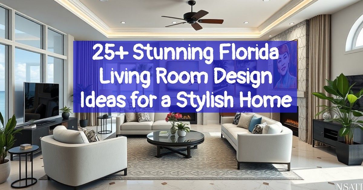 25+ Stunning Florida Living Room Design Ideas for a Stylish Home