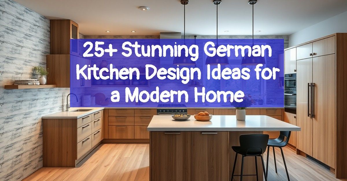 25+ Stunning German Kitchen Design Ideas for a Modern Home