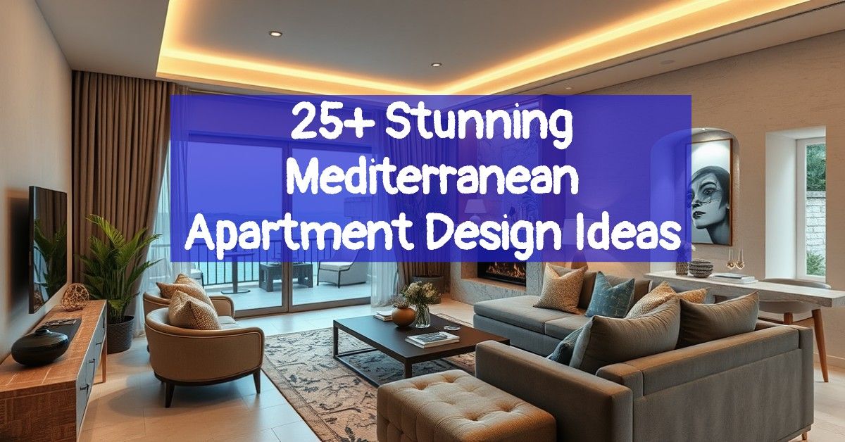 25+ Stunning Mediterranean Apartment Design Ideas