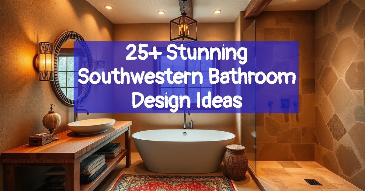 25+ Stunning Southwestern Bathroom Design Ideas