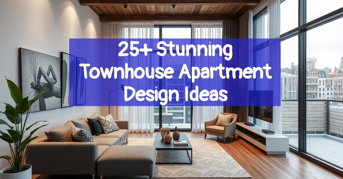 25+ Stunning Townhouse Apartment Design Ideas