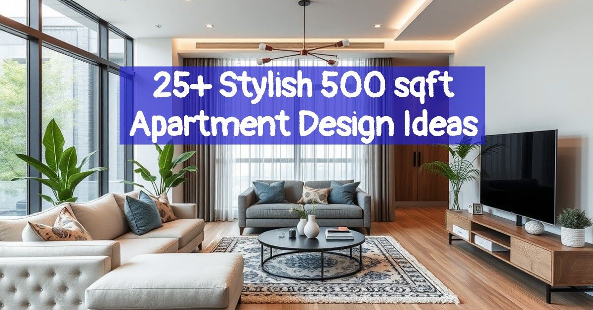 25+ Stylish 500 sqft Apartment Design Ideas