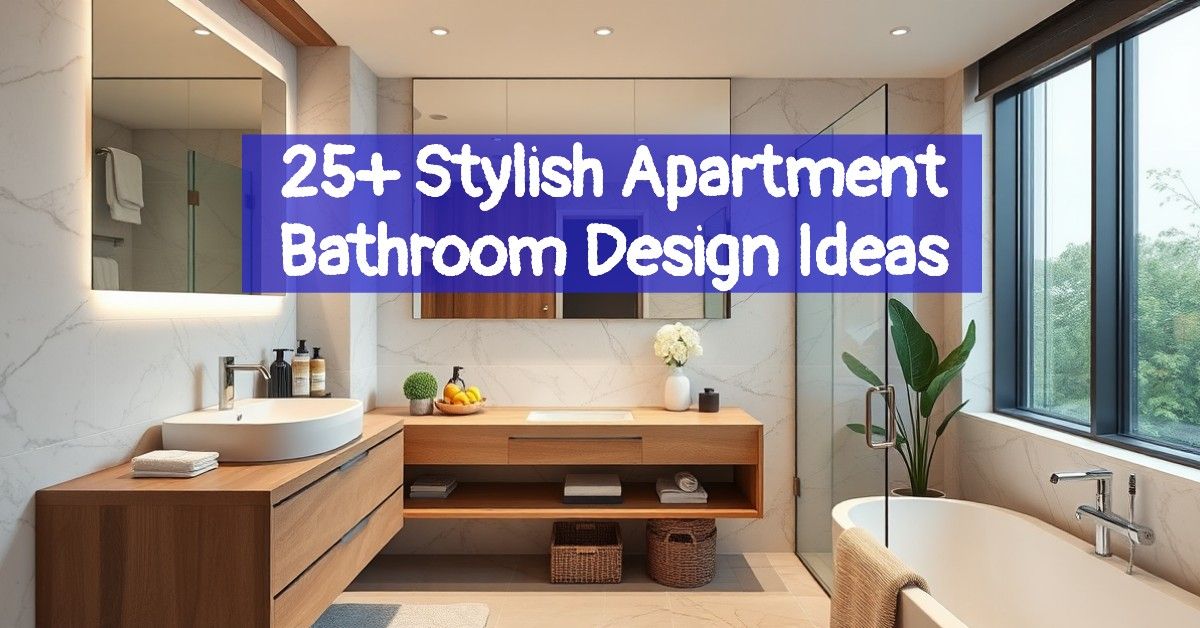 25+ Stylish Apartment Bathroom Design Ideas