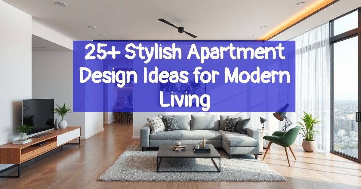 25+ Stylish Apartment Design Ideas for Modern Living