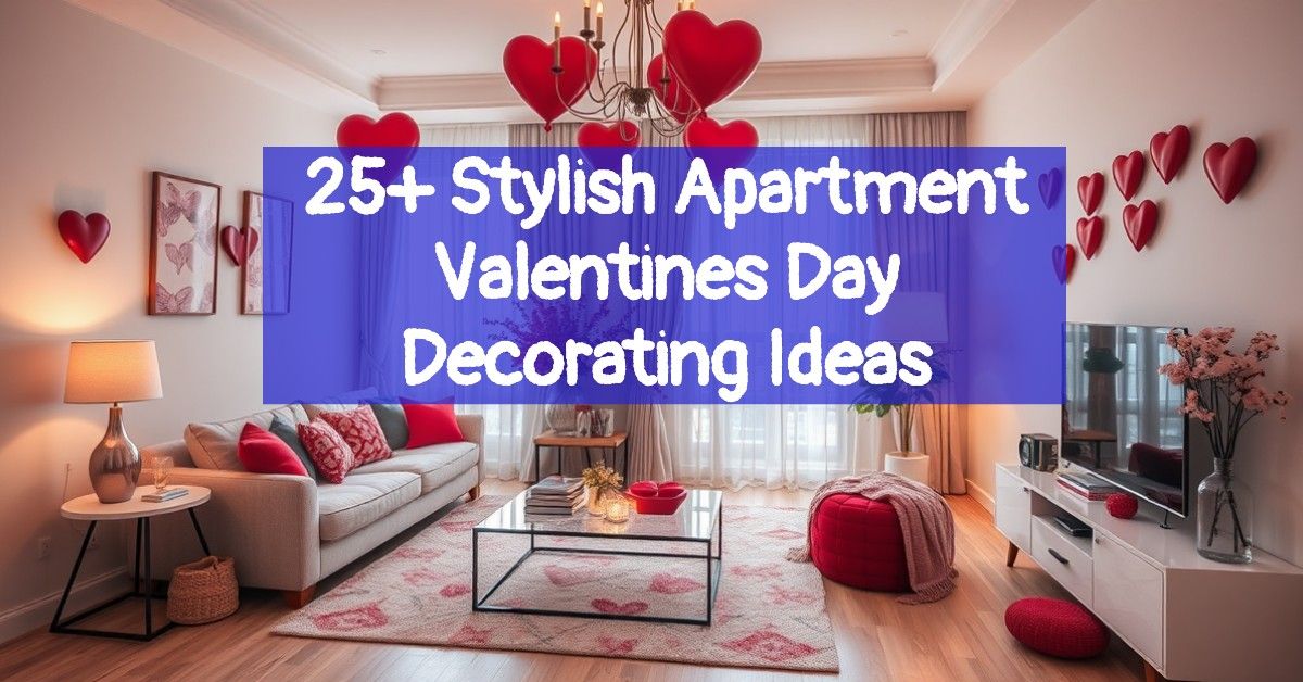 25+ Stylish Apartment Valentines Day Decorating Ideas