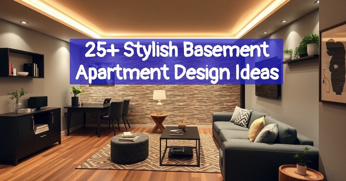 25+ Stylish Basement Apartment Design Ideas