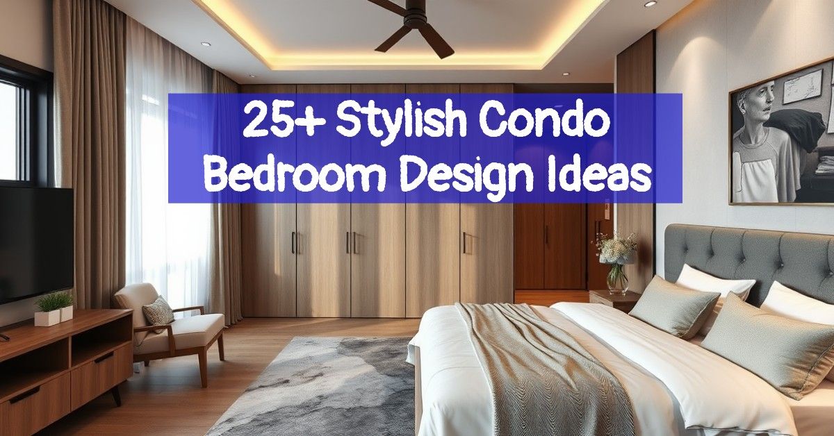 25+ Stylish Condo Bedroom Design Ideas