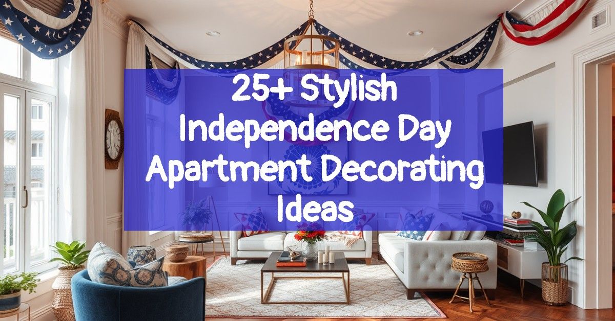 25+ Stylish Independence Day Apartment Decorating Ideas