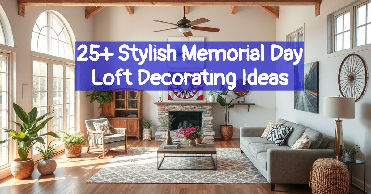 25+ Stylish Memorial Day Loft Decorating Ideas