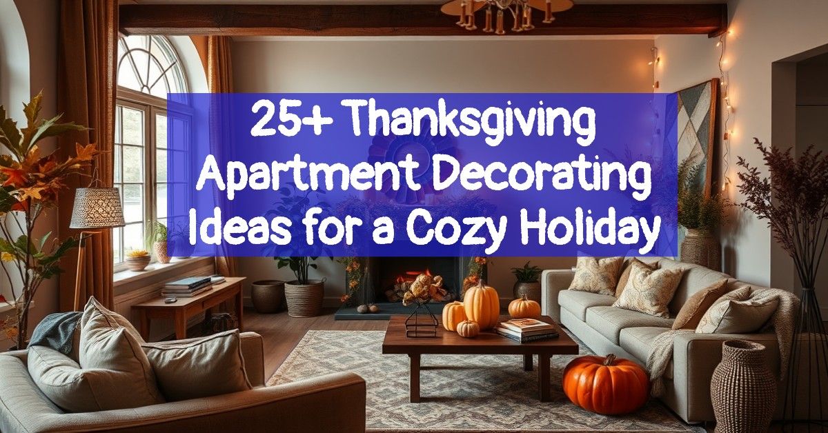 25+ Thanksgiving Apartment Decorating Ideas for a Cozy Holiday