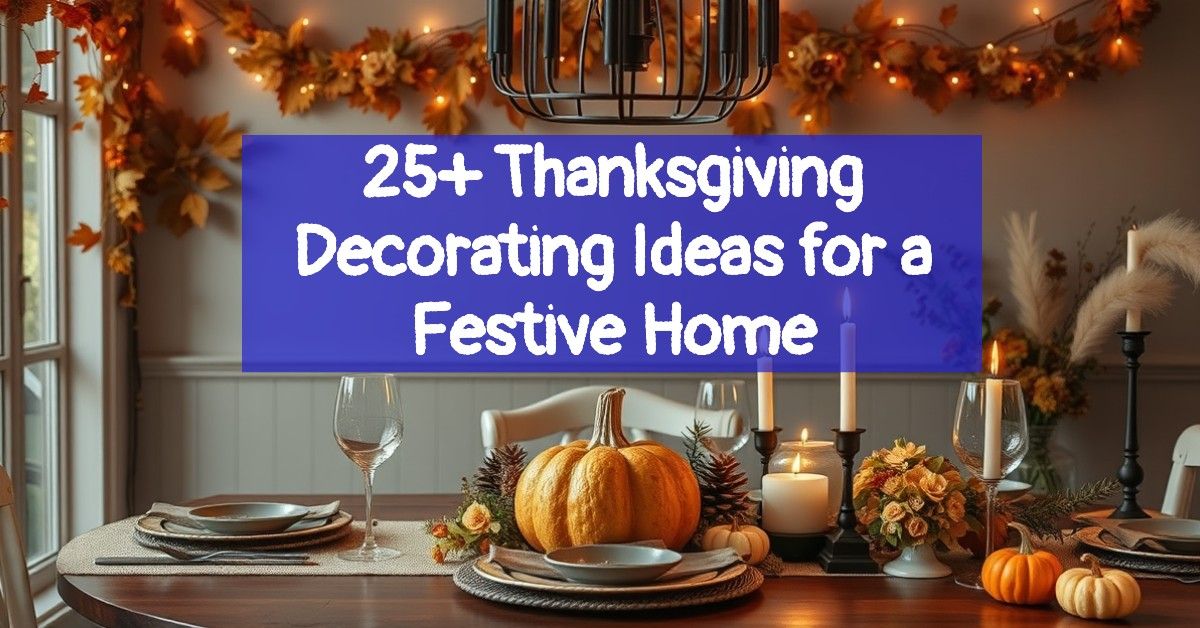 25+ Thanksgiving Decorating Ideas for a Festive Home