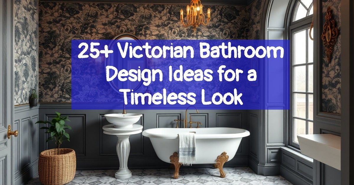 25+ Victorian Bathroom Design Ideas for a Timeless Look