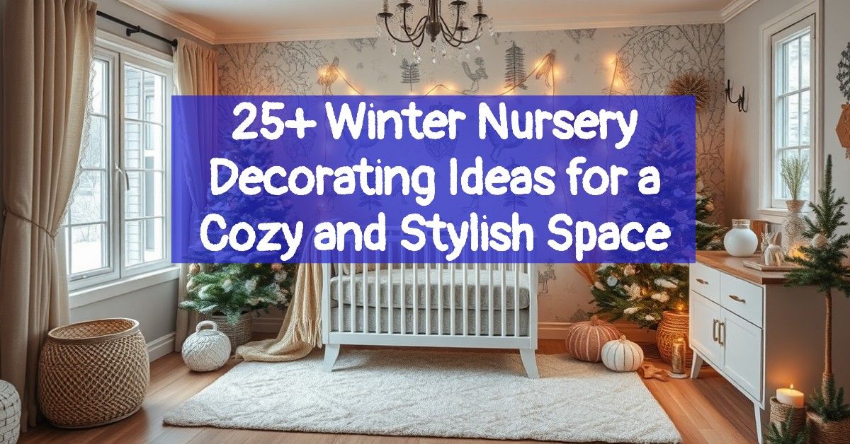 25+ Winter Nursery Decorating Ideas for a Cozy and Stylish Space